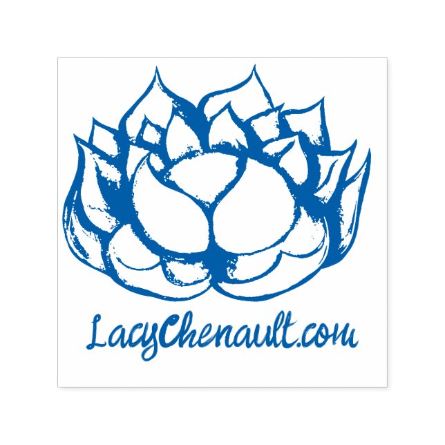 Sello Automático Flor de Lotus (Diseño)