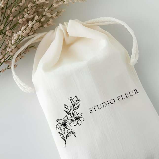 Sello Automático Floral moderna y sencilla (Subido por el creador)