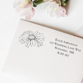 Sello Automático Flores salvajes Flores Azules Florales