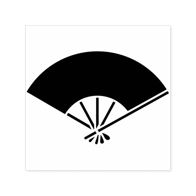 Sello Automático Foldable fan with five frames / 五本骨扇 (Diseño)