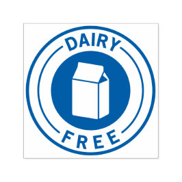 Sello Automático Food Allergy Icon Dairy Free