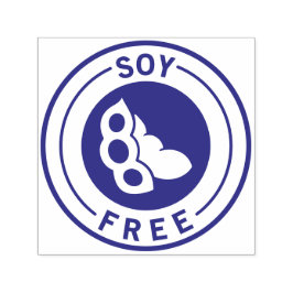 Sello Automático Food Allergy Icon Soy Free