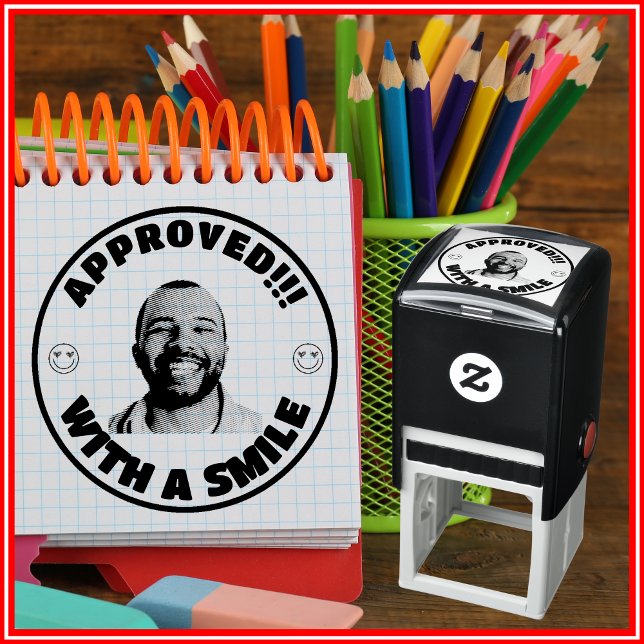 Sello Automático Foto de Cara Divertida Personalizada Aprobada por  (Subido por el creador)