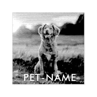 Sello Automático Foto personalizada con el nombre de tu perro