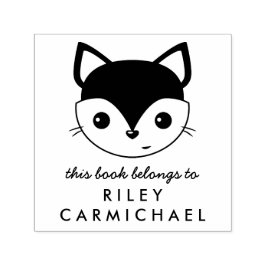 Sello Automático Fox Este Libro Pertenece A Nombre Personalizado