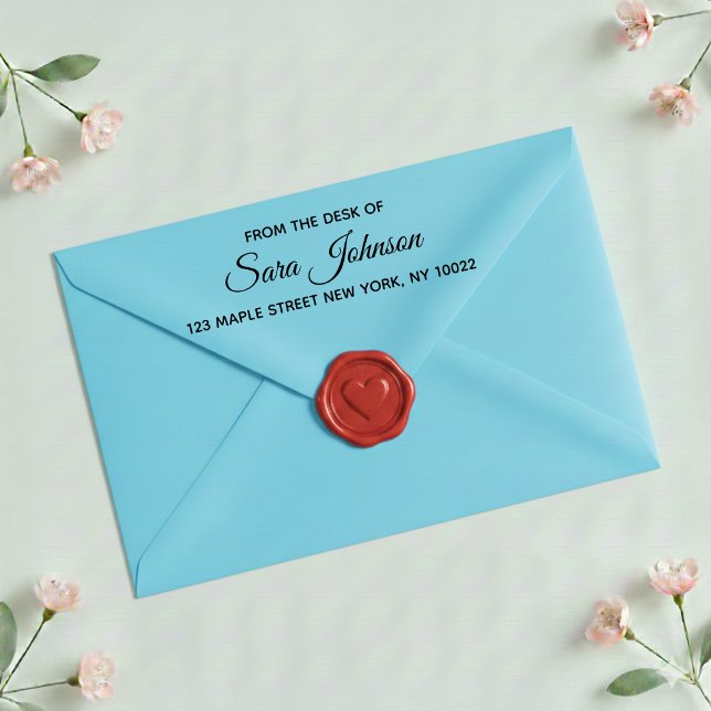 Sello Automático From the Desk Of Custom Address Stamp  (Subido por el creador)