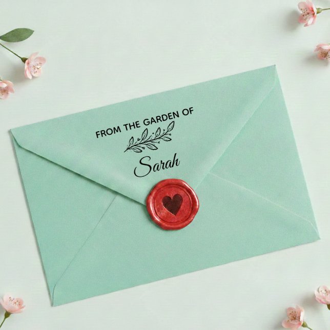 Sello Automático From the Garden of Custom Name Stamp (Subido por el creador)