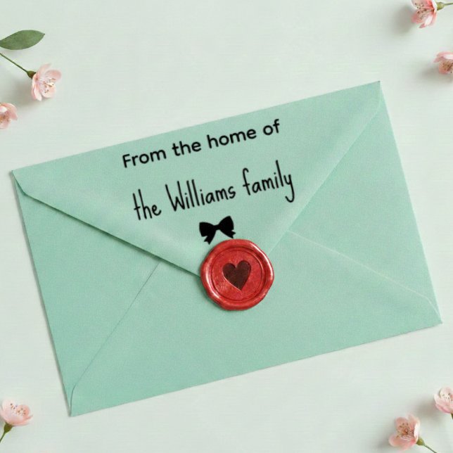 Sello Automático From the Home of Custom Family Address Stamp (Subido por el creador)