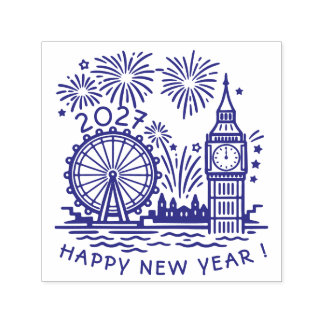 Sello Automático Fuegos artificiales personalizados de Londres para