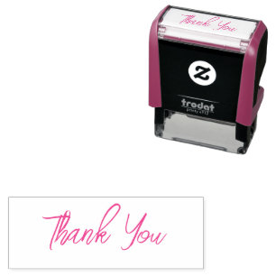 Sello Automático Fuente de texto personalizado de agradecimiento