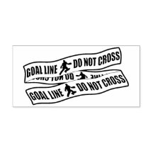 Funny Field Hockey Goalie Personalizado Stamp