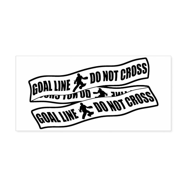 Sello Automático Funny Field Hockey Goalie Personalizado Stamp (Diseño)