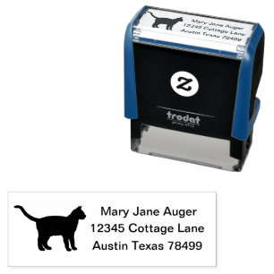 Sello Automático Gato tailandés personalizado