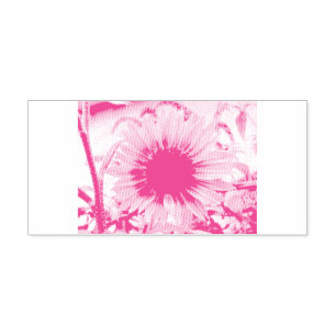 Sello Automático Girasol rosa pálido