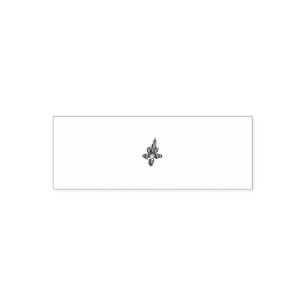 Sello Automático Girly Design, Light Gold, Purplish Red