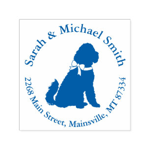 Sello Automático Goldendoodle Baby Shower Dog