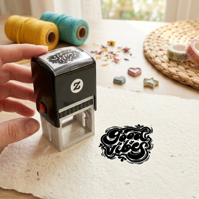 Sello Automático Good Vibes Self-inking Stamp (Subido por el creador)