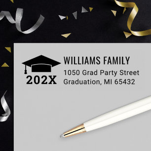 Sello Automático Gorra de graduación moderna 2026 dirección de devo