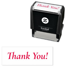 Sello Automático ¡Gracias! en Cursiva Type o Su Mensaje