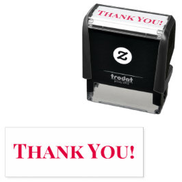 Sello Automático ¡Gracias! en mayúsculas o en tu mensaje
