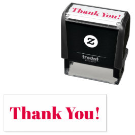 Sello Automático ¡Gracias! en negrita o Su mensaje