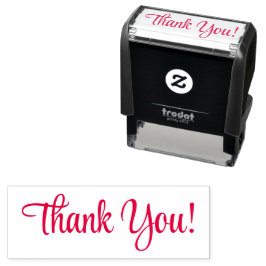 Sello Automático ¡Gracias! en Texto manuscrito o Su mensaje