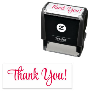 Sello Automático ¡Gracias! en Texto manuscrito o Su mensaje