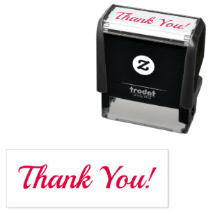 Sello Automático ¡Gracias! en un guión simple o en su mensaje