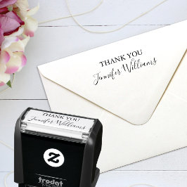 Sello Automático Gracias Firma de script de Personalizado personali