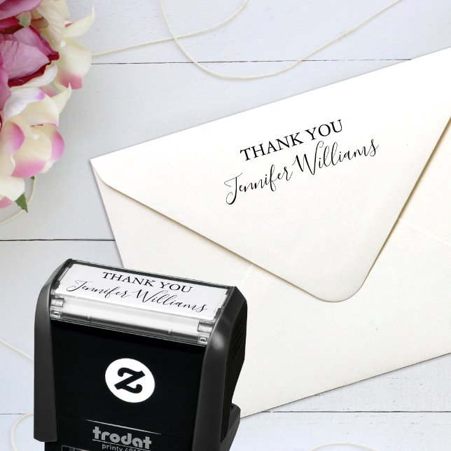 Sello Automático Gracias Firma de script de Personalizado personali (Subido por el creador)