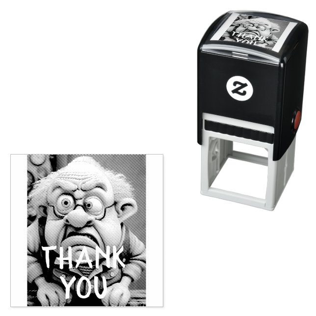 Sello Automático Gracias incrédulo anciano cumpleaños (In Situ)