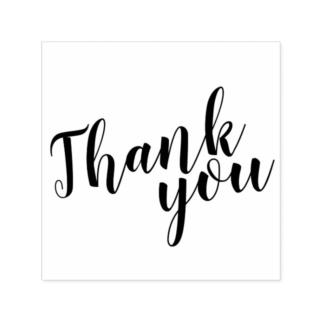 Sello Automático Gracias por la moderna boda de guiones (Diseño)