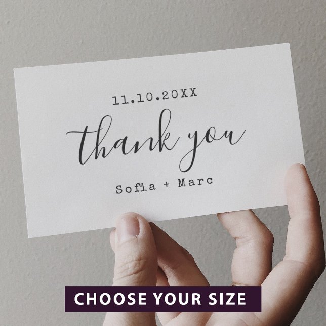 Sello Automático Gracias Typewriter Handwrit Stylish (Subido por el creador)