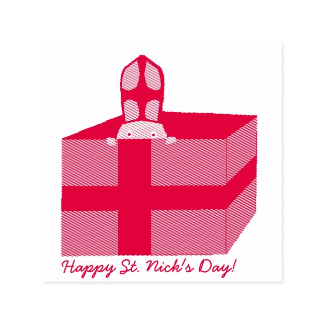 Sello Automático Gracioso gusto San Nicolás Holandés Sinterklaas Ar (Diseño)