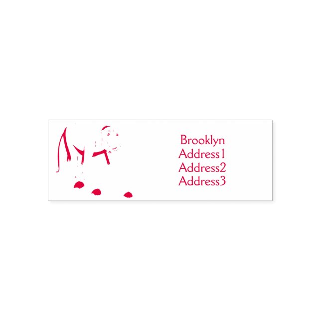 Sello Automático Gracioso proboscito personalizado ilustracion (Diseño)