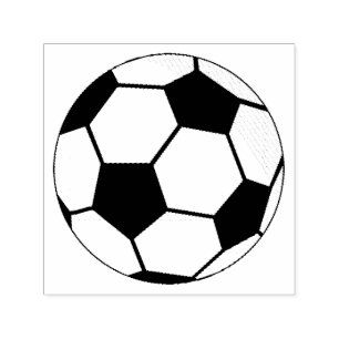 Sello Automático Gráfico clásico de balón de fútbol para fanáticos 