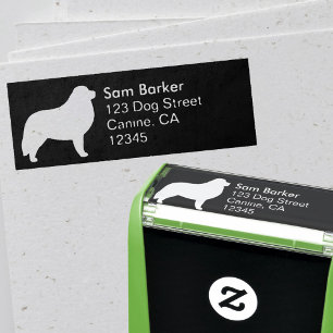 Sello Automático Gran dirección de retorno de silueta de raza de pe