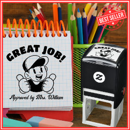 Sello Automático Gran Personalizado de empleo Thumbs Up Alentator T