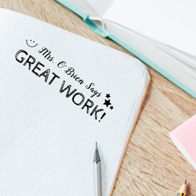 Sello Automático Gran Trabajo | Profesores Personalizados (Subido por el creador)
