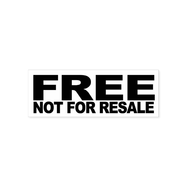 Sello Automático GRATIS No para la Venta (Diseño)