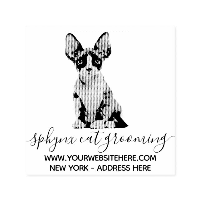 Sello Automático Groomer de gato de Mascota suave (Diseño)