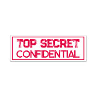 Grungy deteriorado Top Secret Confidencial