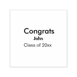 Sello Automático grupo de graduados agregar nombre congrats fecha a