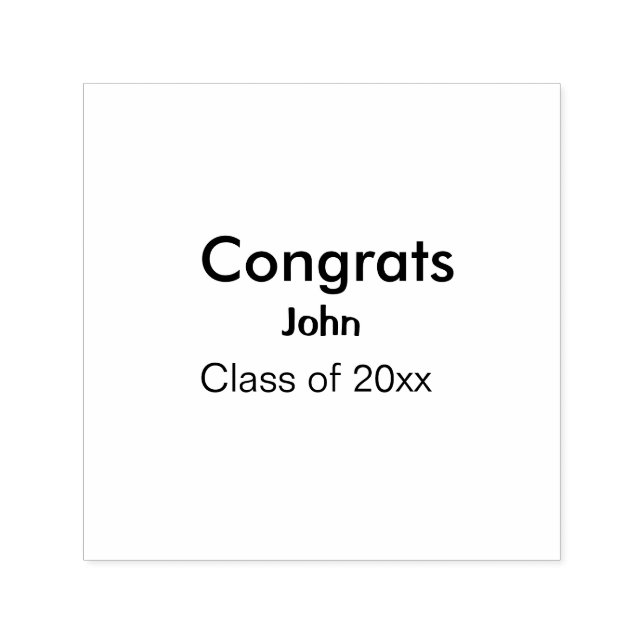 Sello Automático grupo de graduados agregar nombre congrats fecha a (Diseño)