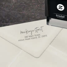 Guión de dirección Mínimo Simple Moderno