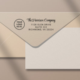 Sello Automático Guión de logotipo de empresa dirección de devoluci