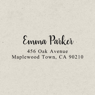 Sello Automático Guión escrito a mano del pincel moderno simple