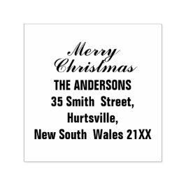 Sello Automático Guión moderno Feliz Navidad