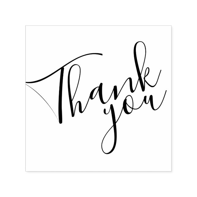 Sello Automático Guión moderno 'Gracias' (Diseño)