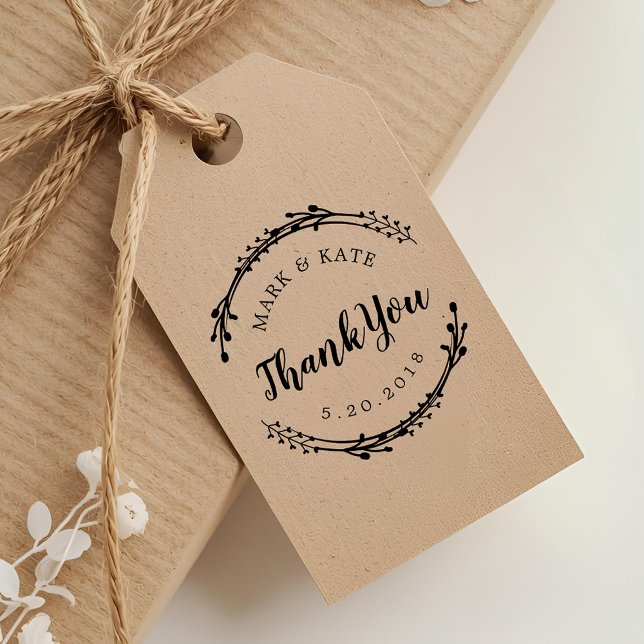 Sello Automático Guirnalda Rústica Favor de Boda Personalizado Agra (Subido por el creador)